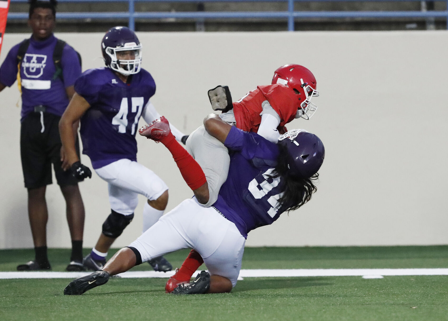 Waco High University scrimmage